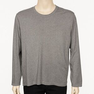 Bonobos Shirt Men Large Slim Fit Gray Tan Heather Everyday Basic Layering Casual